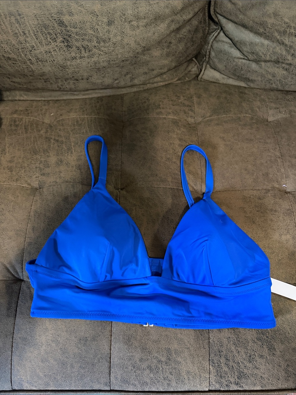 Victoria's Secret Royal Blue Triangle Bikini Top
